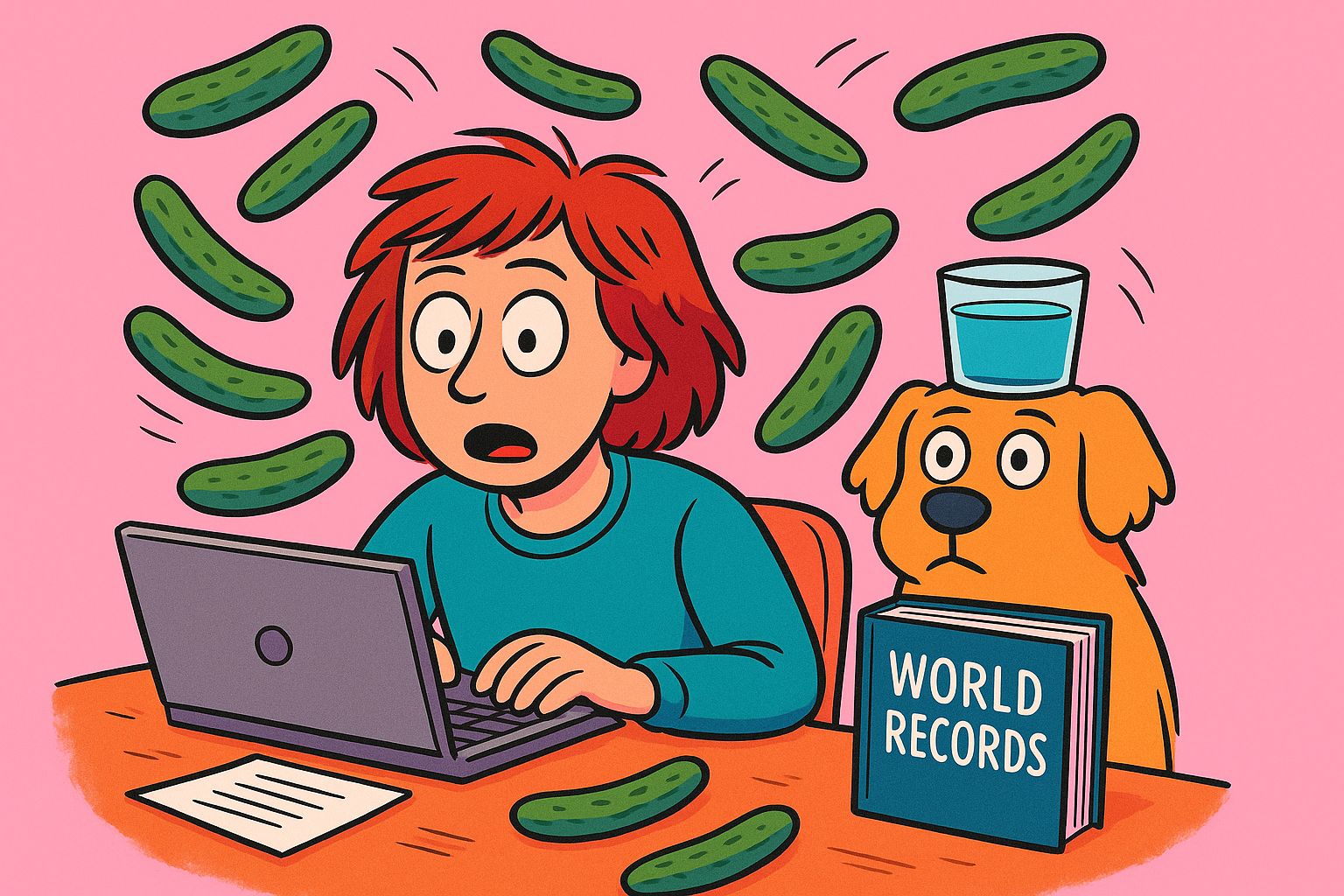 65 Cucumbers, One Minute, and So Many Questions
