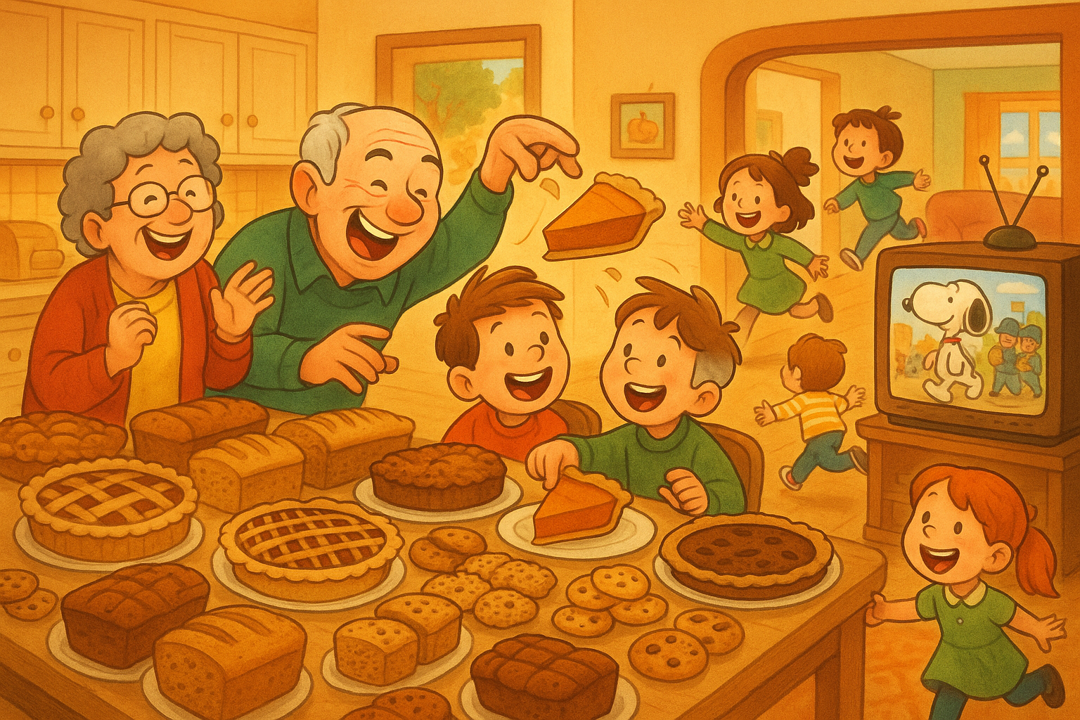 The Real Thanksgiving Tradition? “Accidental” Pie-Flipping